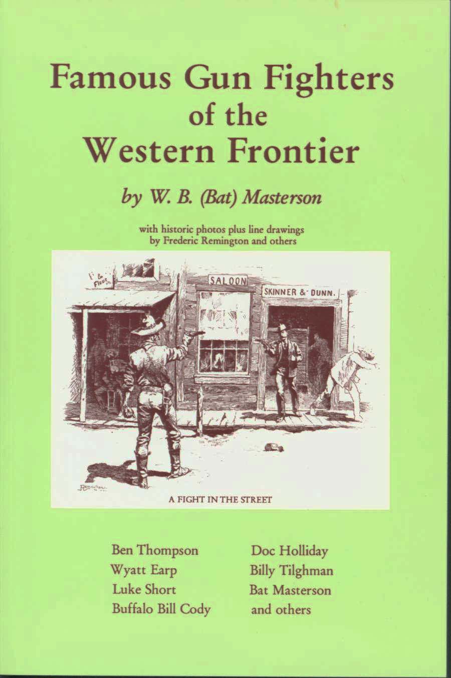 Famous Gunfighters of the Western Frontier. vist0087 front cover mini